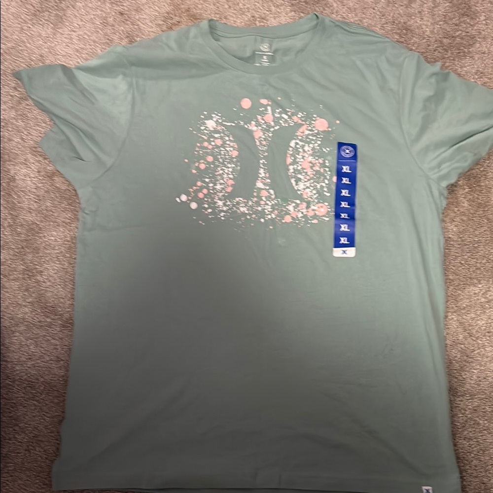 Hurley Green Graphic T-Shirt
